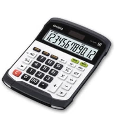 Amazon | カシオ 防水・防塵電卓 ミニジャストタイプ 10桁 WM-200MT-WE